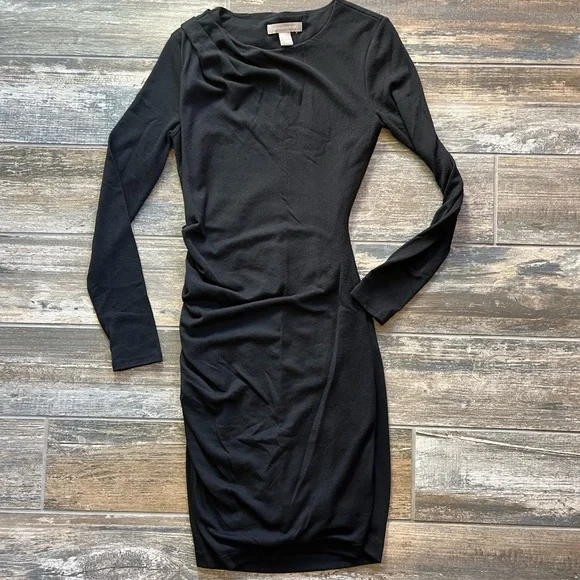 banana republic black sweater dress Black Cocktail Dresses,Open Back Cocktail Dress,Mini Length Cocktail  Dress,CD00008